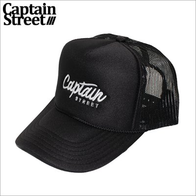 画像1: CAPTAIN STREET Road メッシュキャップ BLACK キャプテンストリート