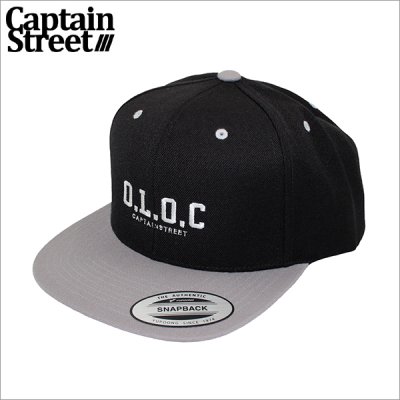 画像1: CAPTAIN STREET O.L.O.C スナップバックキャップ GRAY/BLACK キャプテンストリート