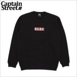 【送料無料】CAPTAIN STREET SUP クルーネックスウェット BLACK キャプテンストリート