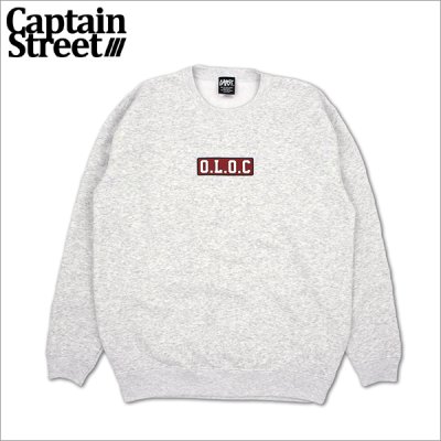 画像1: 【送料無料】CAPTAIN STREET SUP クルーネックスウェット ASH キャプテンストリート