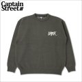 【送料無料】CAPTAIN STREET CAPST Logo Knit C.GRAY キャプテンストリート