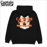 【送料無料】CAPTAIN STREET KYE P/Oパーカー BLACK キャプテンストリート