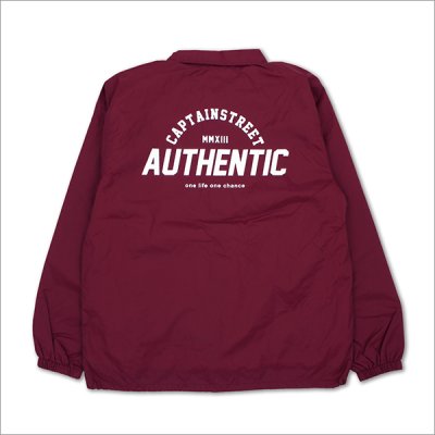 画像2: 【送料無料】CAPTAIN STREET AUTHENTIC コーチJKT BURGUNDY キャプテンストリート