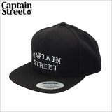 CAPTAIN STREET FO スナップバックキャップ BLACK キャプテンストリート