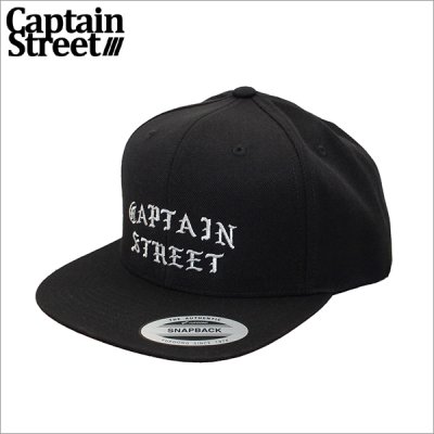 画像1: CAPTAIN STREET FO スナップバックキャップ BLACK キャプテンストリート