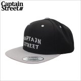 CAPTAIN STREET FO スナップバックキャップ GRAY/BLACK キャプテンストリート