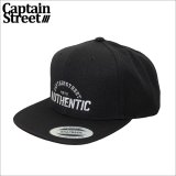 CAPTAIN STREET AUTHENTIC スナップバックキャップ BLACK キャプテンストリート