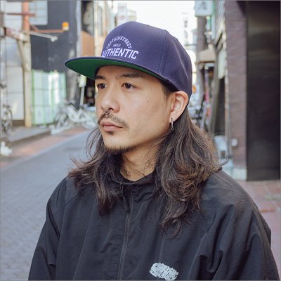 画像2: CAPTAIN STREET AUTHENTIC スナップバックキャップ NAVY キャプテンストリート