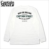 CAPTAIN STREET GS L/S Tシャツ WHITE キャプテンストリート