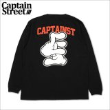 CAPTAIN STREET Hand Sign L/S Tシャツ BLACK キャプテンストリート