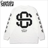 CAPTAIN STREET eighty L/S Tシャツ WHITE キャプテンストリート