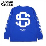 CAPTAIN STREET eighty L/S Tシャツ BLUE キャプテンストリート