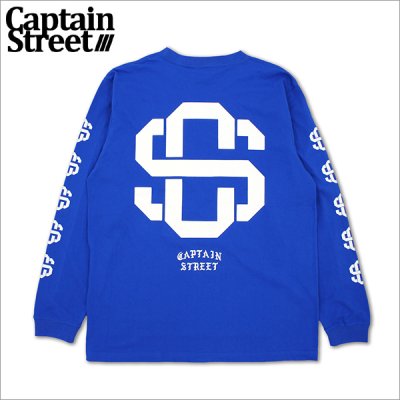 画像1: CAPTAIN STREET eighty L/S Tシャツ BLUE キャプテンストリート