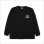 画像2: CAPTAIN STREET WFA L/S Tシャツ BLACK キャプテンストリート (2)