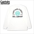 CAPTAIN STREET WFA L/S Tシャツ WHITE キャプテンストリート