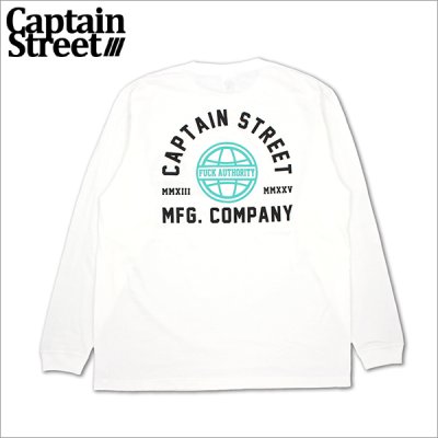 画像1: CAPTAIN STREET WFA L/S Tシャツ WHITE キャプテンストリート