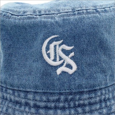 画像3: CAPTAIN STREET Classic CS バケットハット BLUE DENIM キャプテンストリート