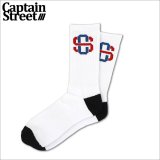 CAPTAIN STREET eighty SOCKS WHITE キャプテンストリート