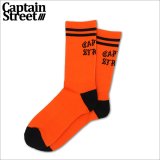 CAPTAIN STREET FO SOCKS ORANGE キャプテンストリート