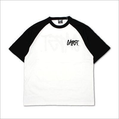 画像2: CAPTAIN STREET CAPST Logo ラグランTシャツ BLACK/WHITE キャプテンストリート