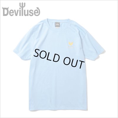 画像1: 【50%OFF】Deviluse デビルユース Heartaches Tシャツ MID BLUE