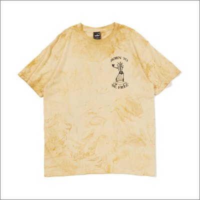 画像2: Deviluse デビルユース Born to Be Free Tシャツ YELLOW TIEDYE