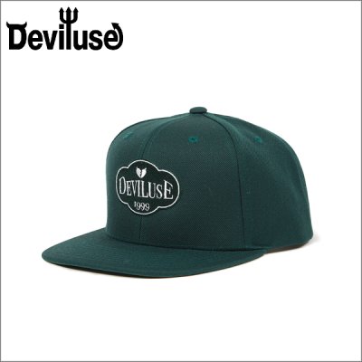 画像1: Deviluse デビルユース Rising スナップバックキャップ GREEN