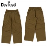 【送料無料】Deviluse デビルユース Wide Cargo パンツ OLIVE