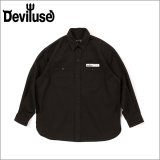 【送料無料】Deviluse デビルユース Work L/Sシャツ BLACK