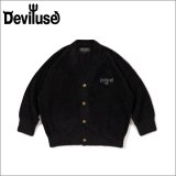 【送料無料】Deviluse デビルユース Mohair カーディガン BLACK