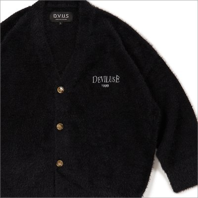 画像4: 【送料無料】Deviluse デビルユース Mohair カーディガン BLACK