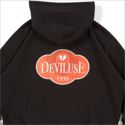 画像4: 【送料無料】Deviluse デビルユース Rising P/Oパーカー BLACK