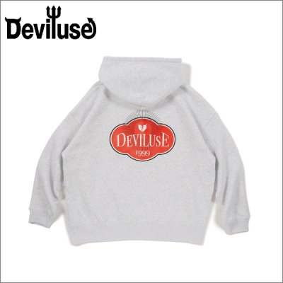 画像1: 【送料無料】Deviluse デビルユース Rising P/Oパーカー ASH