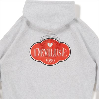 画像4: 【送料無料】Deviluse デビルユース Rising P/Oパーカー ASH