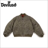 【送料無料】Deviluse デビルユース MA-1 OLIVE