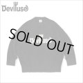 【送料無料】Deviluse デビルユース Mohair Logo Knit BLACK