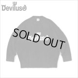 【送料無料】Deviluse デビルユース Mohair Logo Knit BLACK