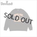 【送料無料】Deviluse デビルユース Authentic クルーネックスウェット BLACK