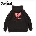 【送料無料】Deviluse デビルユース Plump Heart P/Oパーカー BLACK