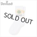 Deviluse デビルユース Emblem Socks WHITE