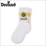 Deviluse デビルユース Emblem Socks WHITE