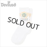 Deviluse デビルユース Emblem Socks WHITE