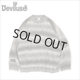 【送料無料】Deviluse デビルユース Border Knit Crewneck BLACK