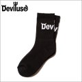 Deviluse デビルユース Logo Socks BLACK