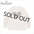 【送料無料】Deviluse デビルユース Heartaches Knit Crewneck OATMEAL