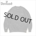 【送料無料】Deviluse デビルユース Blank Logo クルーネックスウェット BLACK