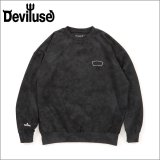 【送料無料】Deviluse デビルユース Blank Logo クルーネックスウェット BLACK