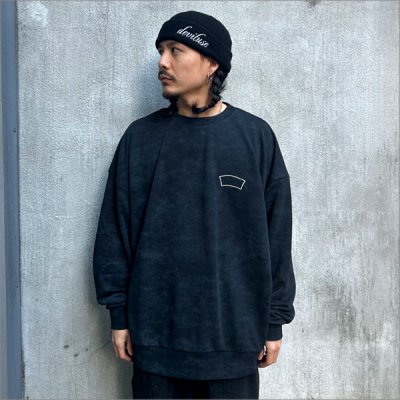 画像3: 【送料無料】Deviluse デビルユース Blank Logo クルーネックスウェット BLACK