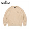 【送料無料】Deviluse デビルユース Blank Logo クルーネックスウェット SAND