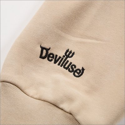 画像5: 【送料無料】Deviluse デビルユース Blank Logo クルーネックスウェット SAND